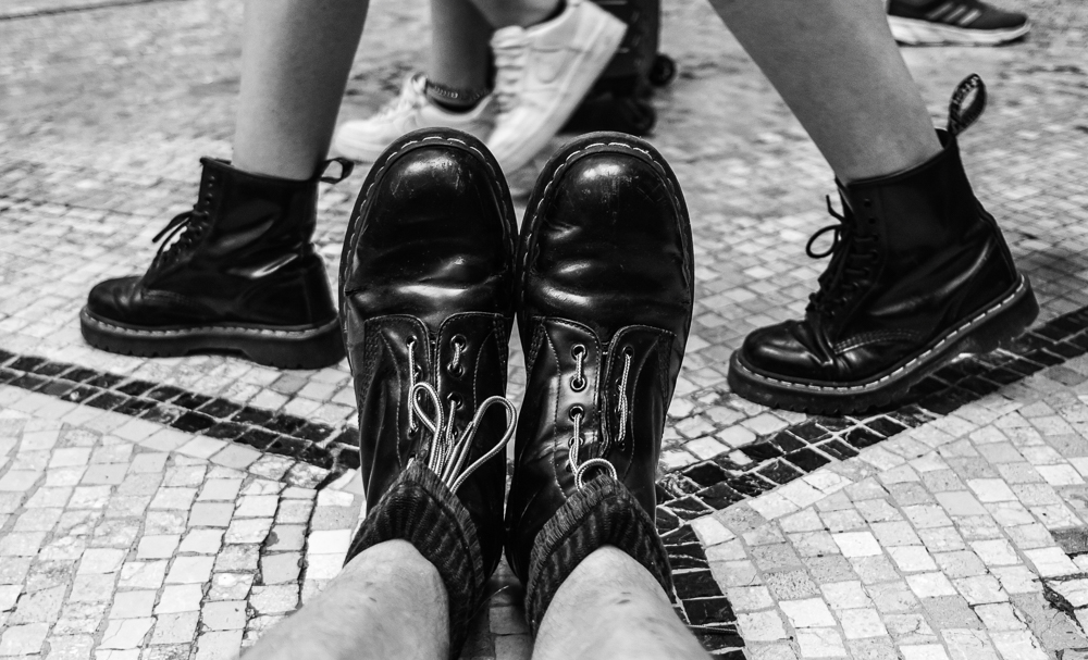 Pairs of Boots, Railway Station, 2023, Nikon D750 24mm