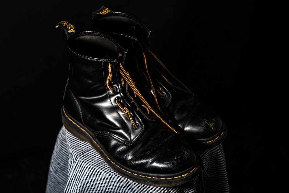 Boots in the Studio, 2025, Nikon D750 85mm
