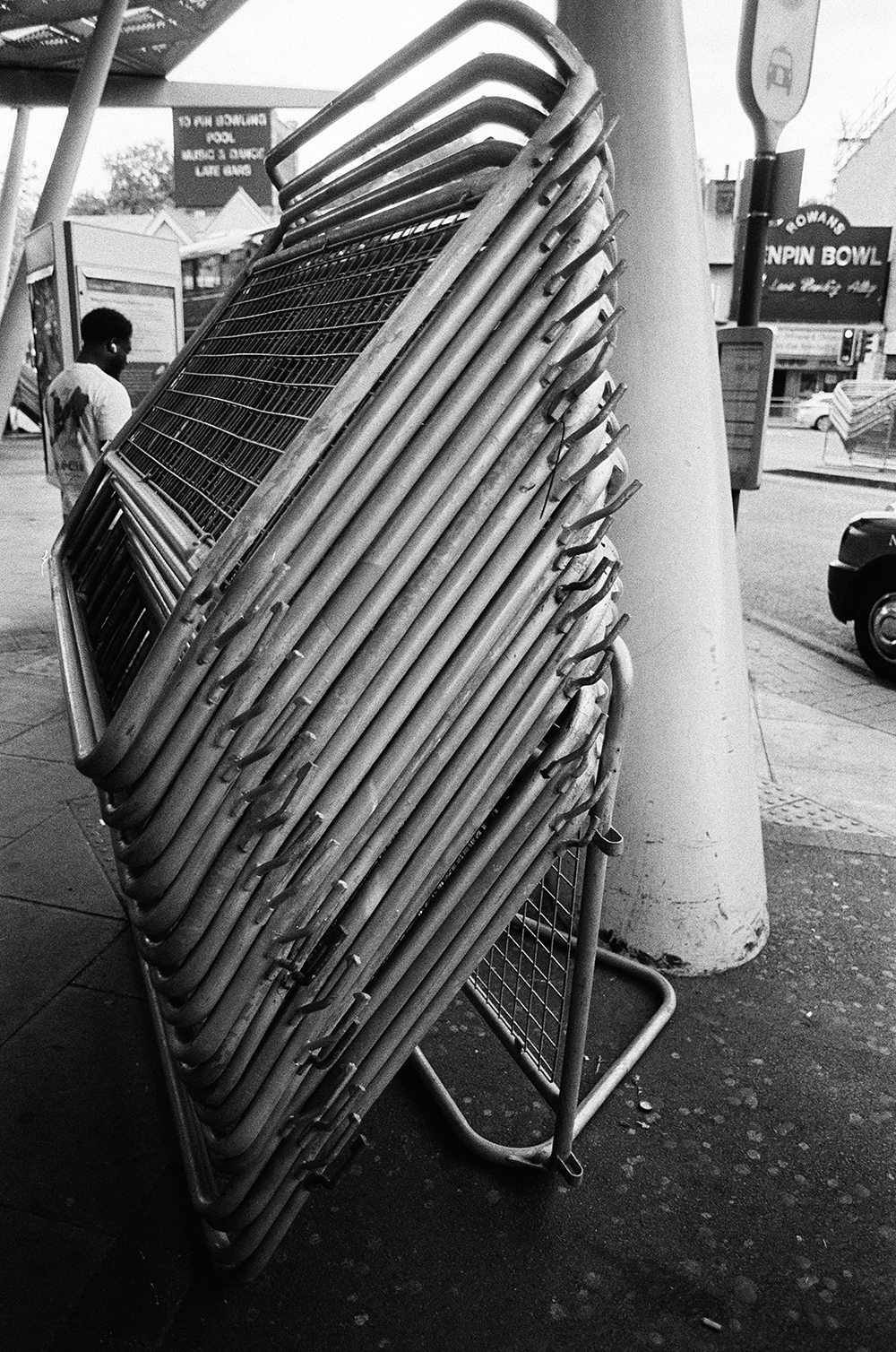 Canopy, Finsbury Park Station – part of Pulp photo sequence