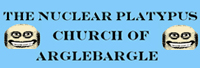 The Nuclear Platypus Church of Arglebargle Logo